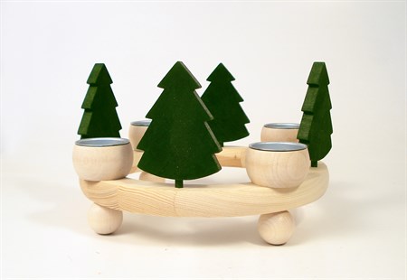 Gran grön till bordskrans